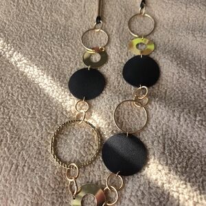 Paparazzi Black and Gold Link Necklace